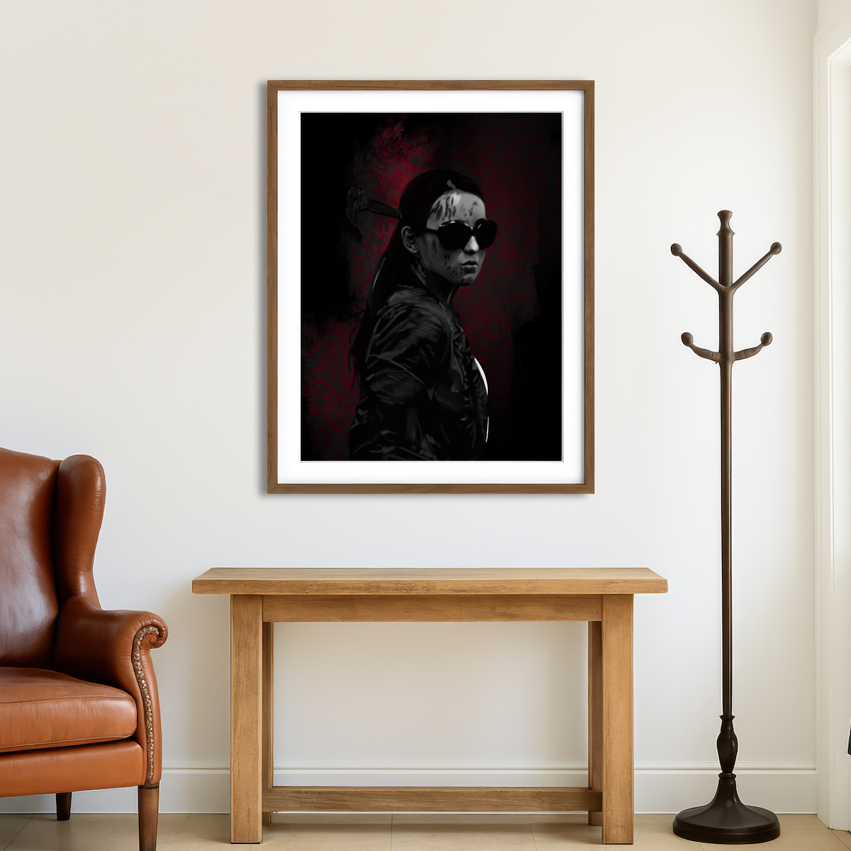 AUTO-MOCKUP ROOM | Hammer Girl Wall Art