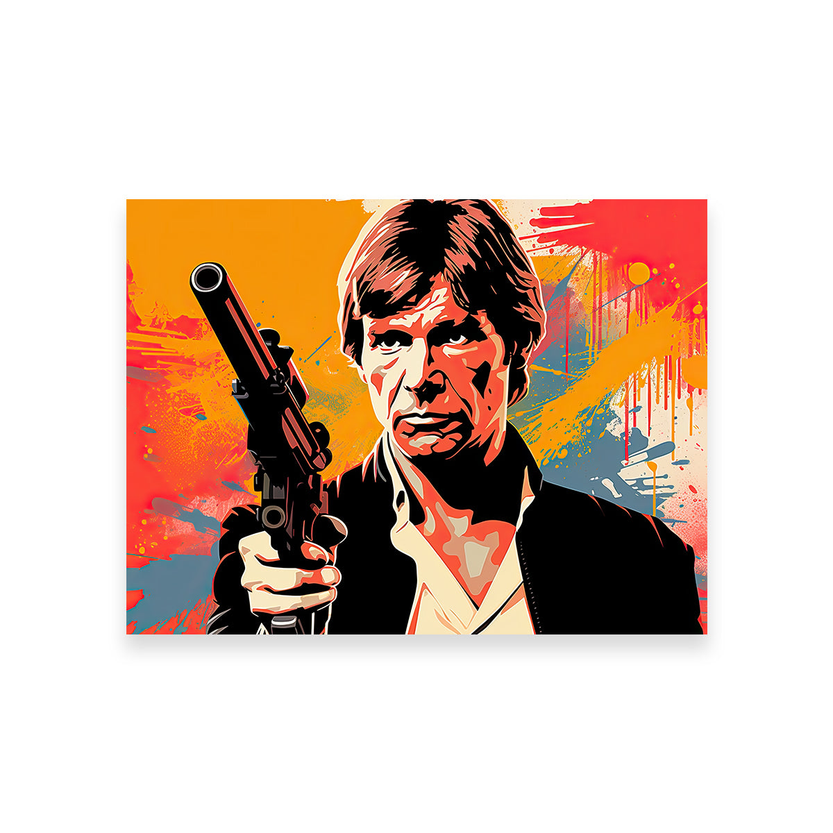 Han Solo Warhol style Wall Art