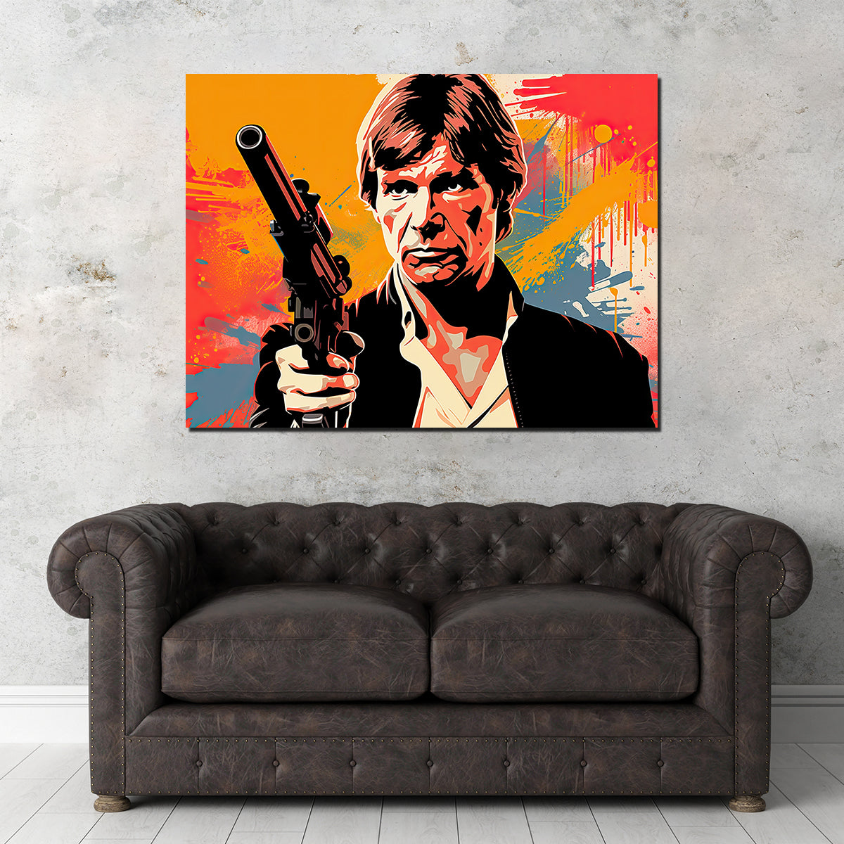 Han Solo Warhol style Wall Art