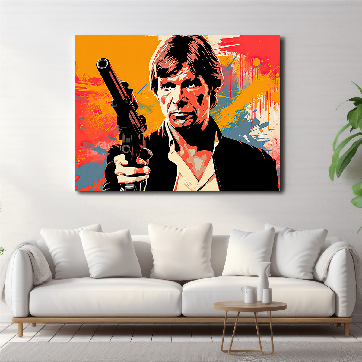 Han Solo Warhol style Wall Art