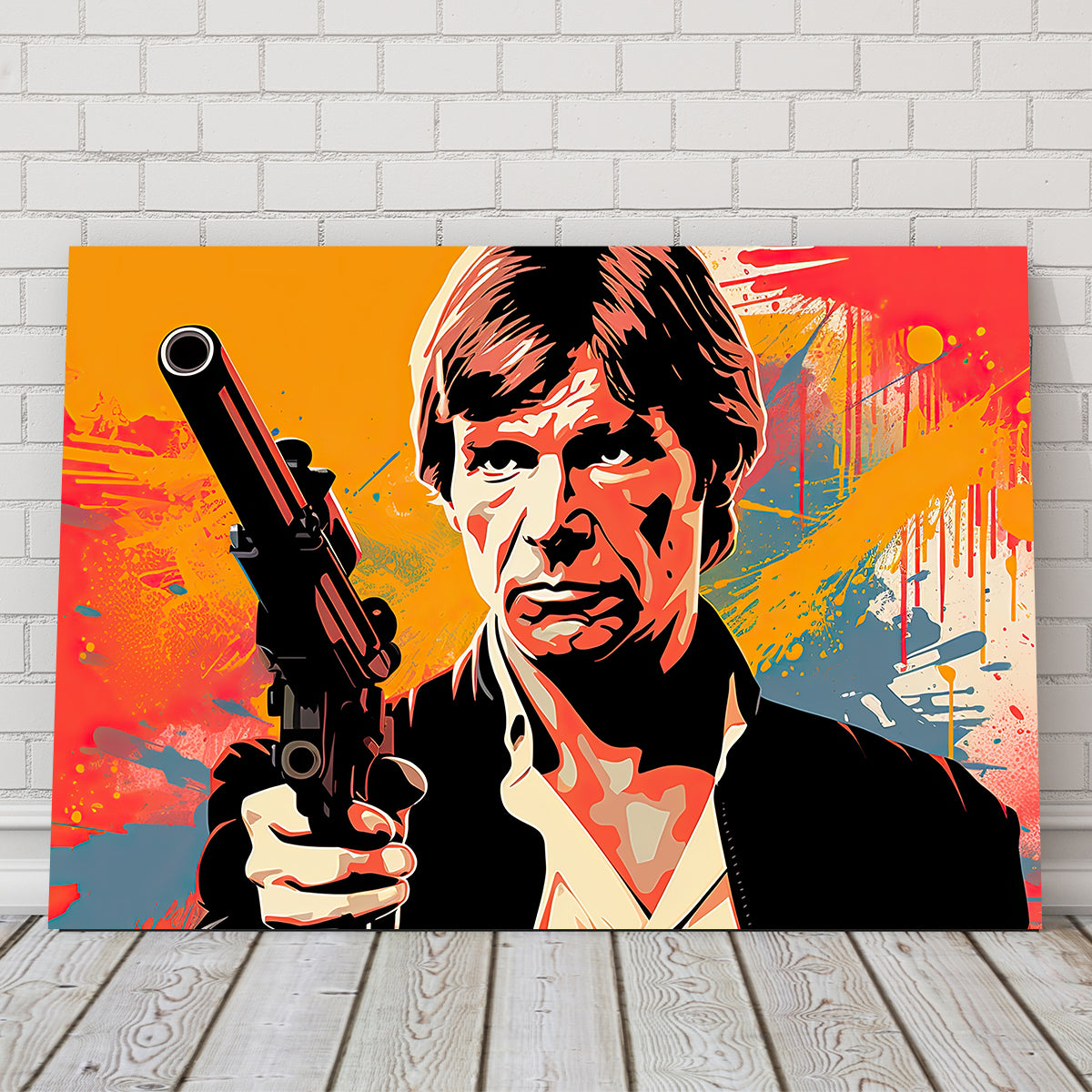 Han Solo Warhol style Wall Art