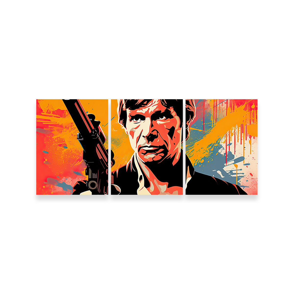 Han Solo Warhol style Wall Art