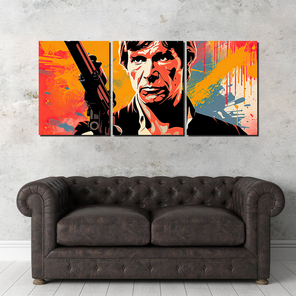 Han Solo Warhol style Wall Art