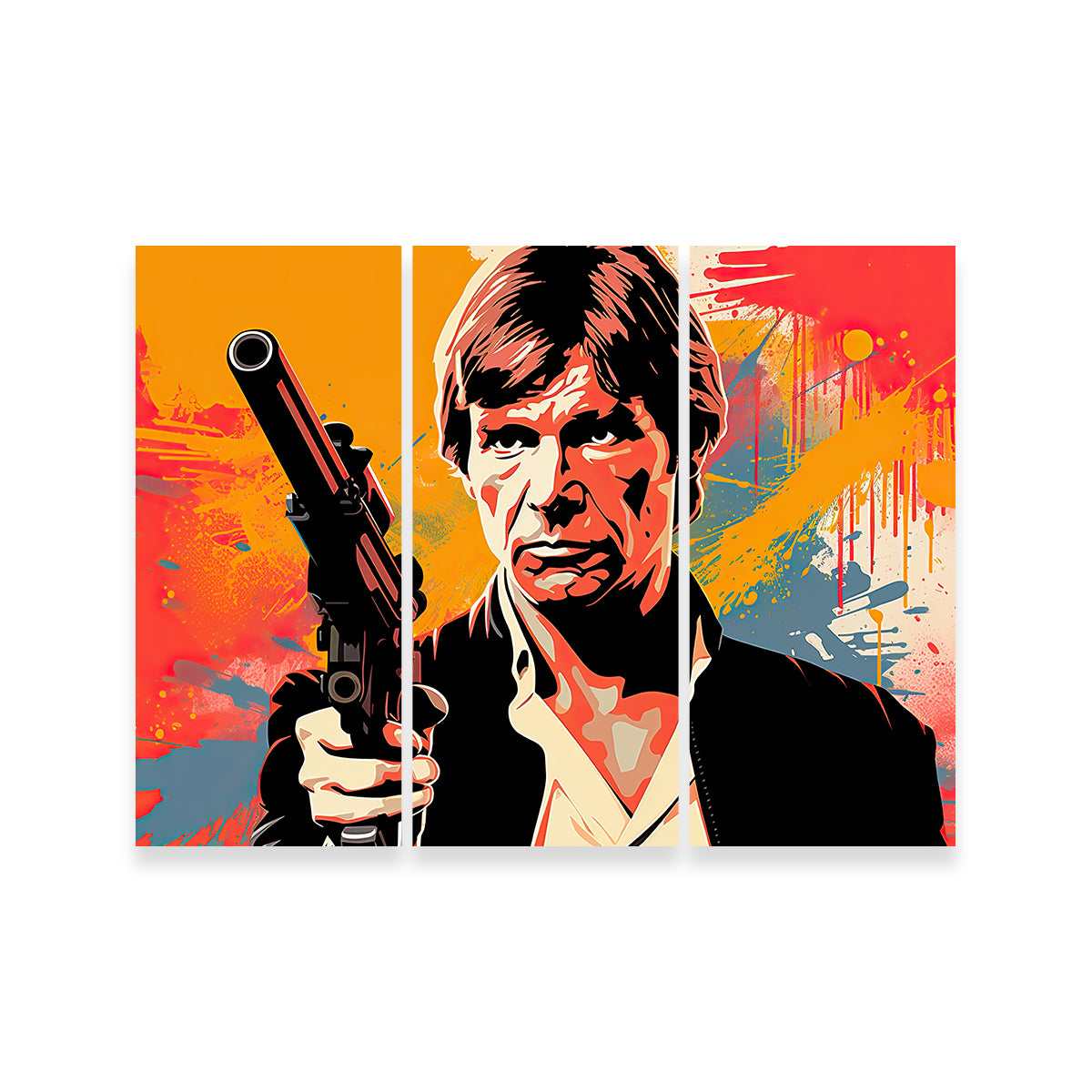 Han Solo Warhol style Wall Art