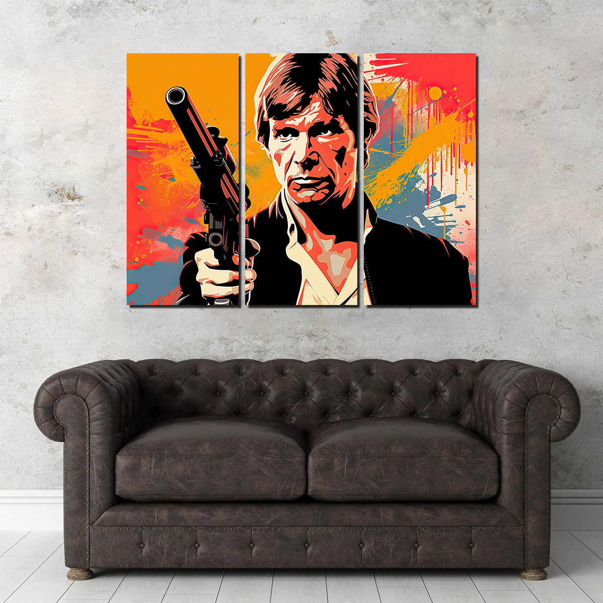 Han Solo Warhol style Wall Art