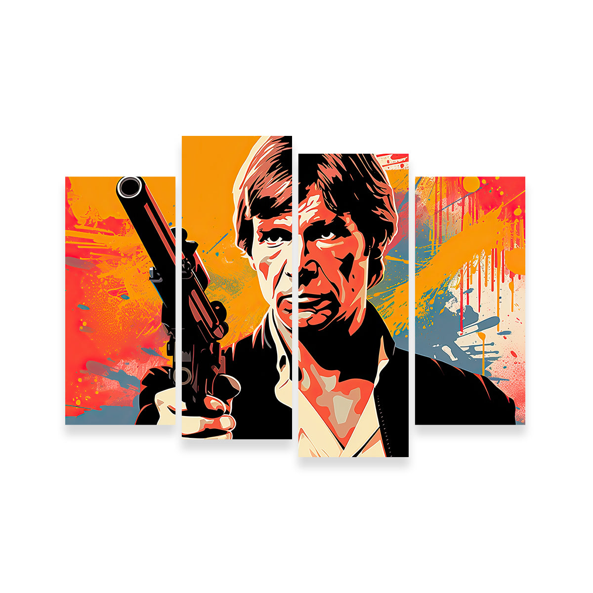 Han Solo Warhol style Wall Art