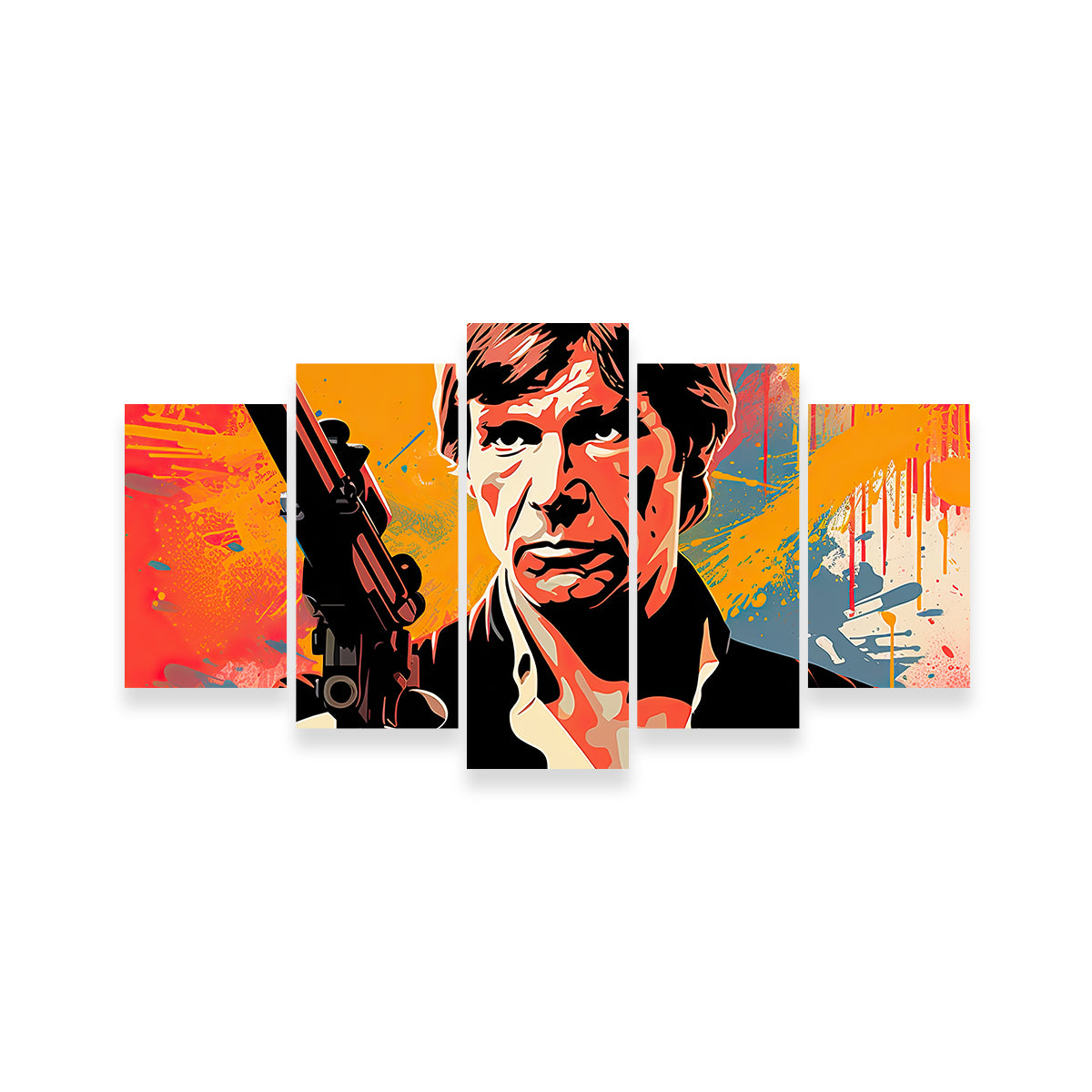 Han Solo Warhol style Wall Art