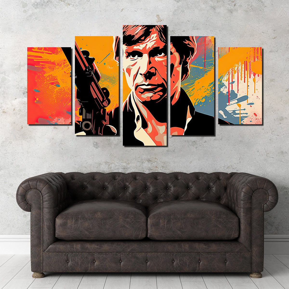 Han Solo Warhol style Wall Art