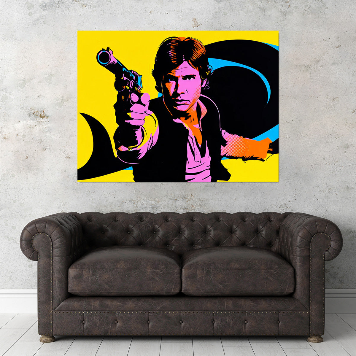 Han Solo Retro Wall Art