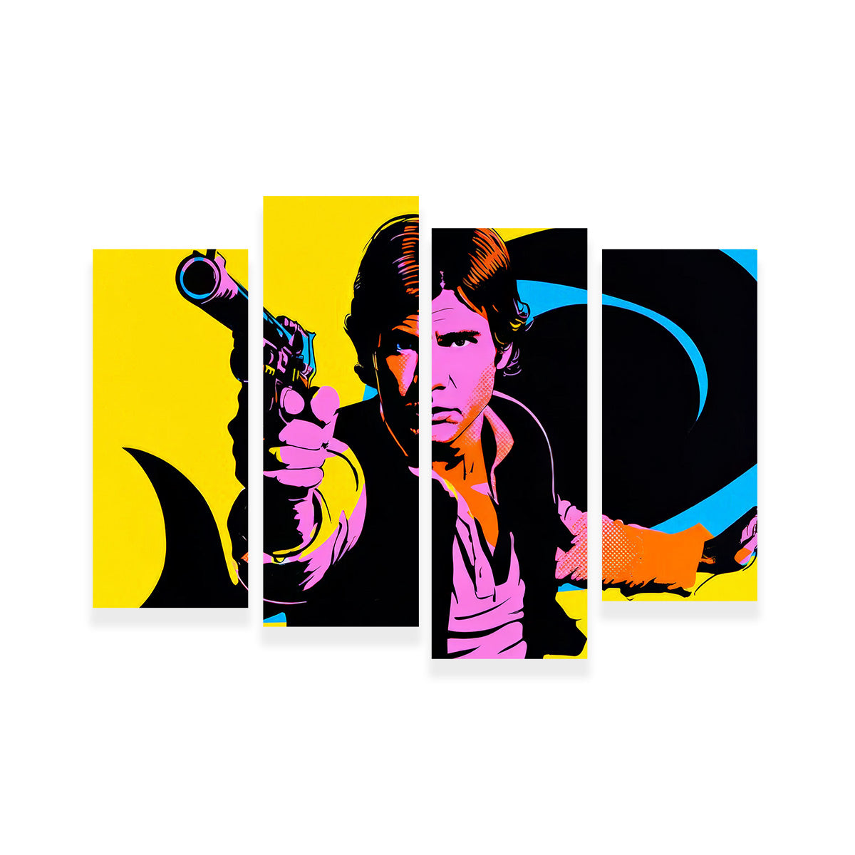 Han Solo Retro Wall Art