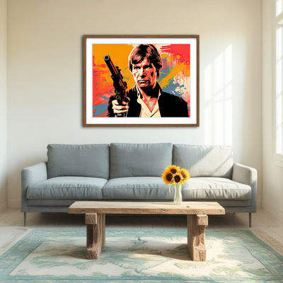 AUTO-MOCKUP ROOM | Han Solo Warhol style Wall Art
