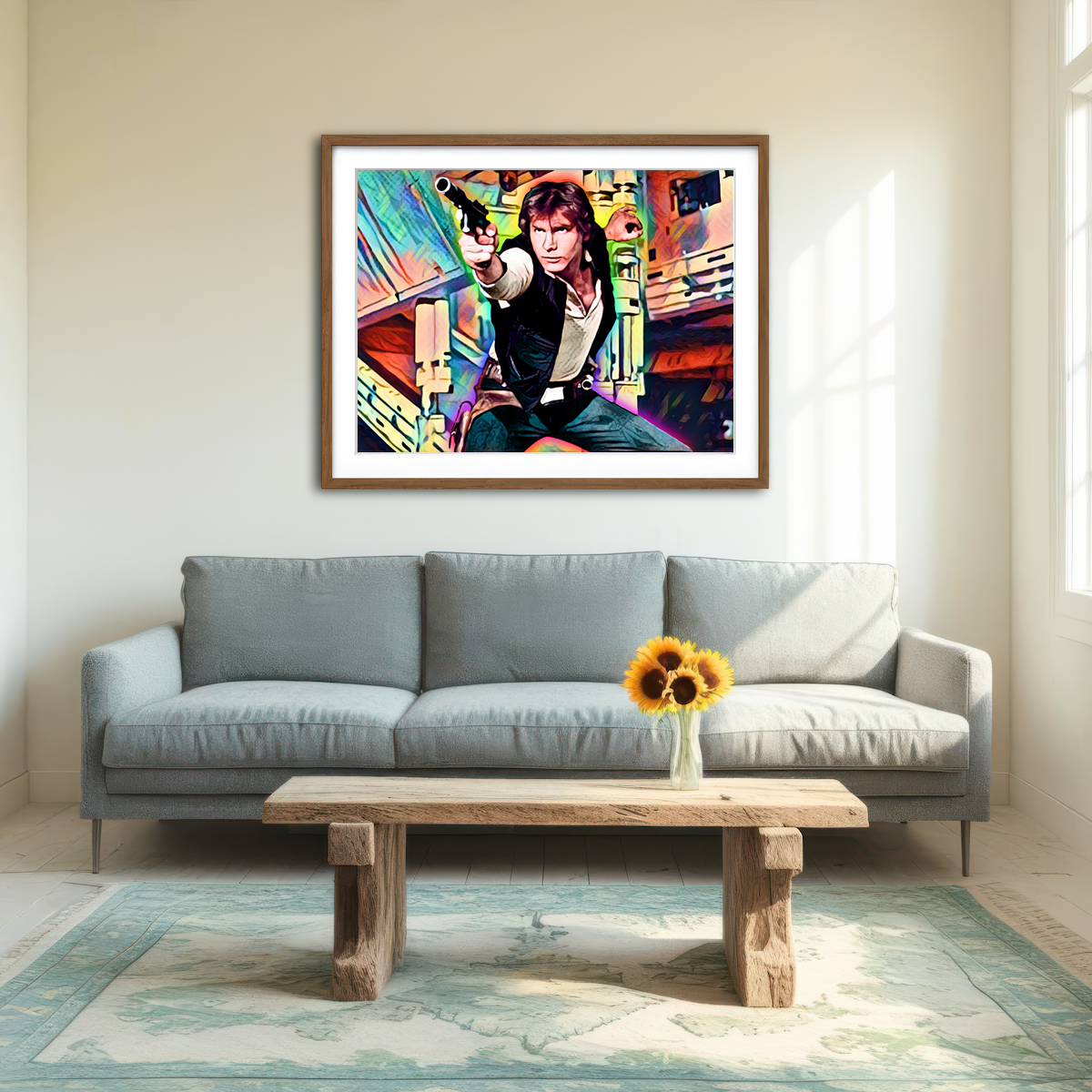 AUTO-MOCKUP ROOM | Han Solo Wall Art
