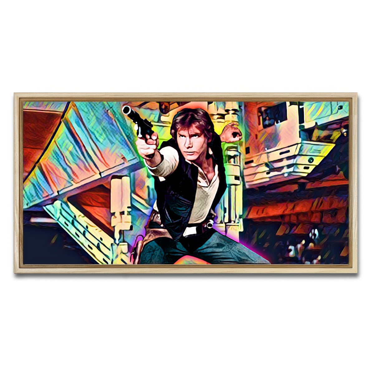 AUTO-MOCKUP WHITE | Han Solo | 1 Piece | Natural Framed Canvas | group=2x1