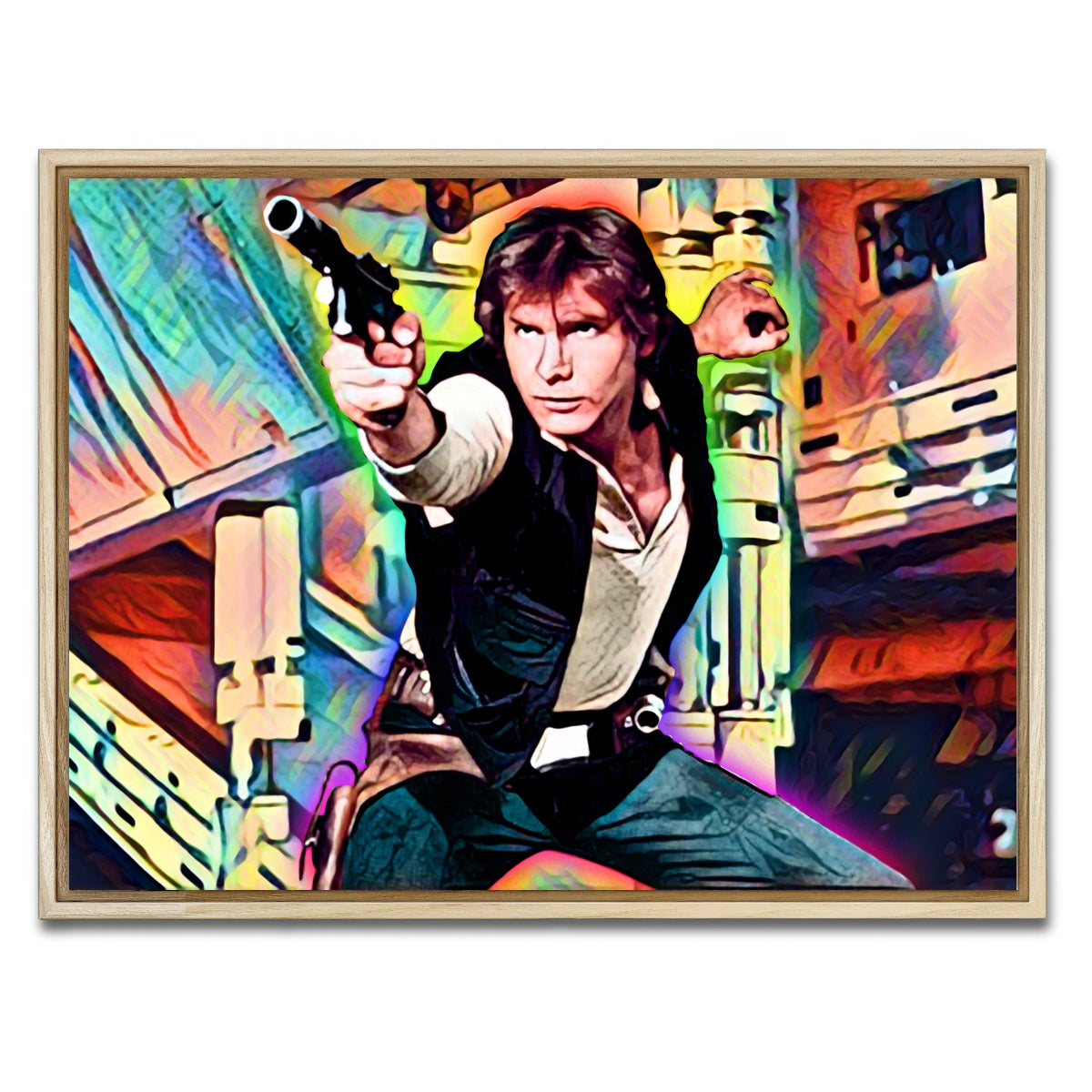 AUTO-MOCKUP WHITE | Han Solo | 1 Piece | Natural Framed Canvas | group=4x3