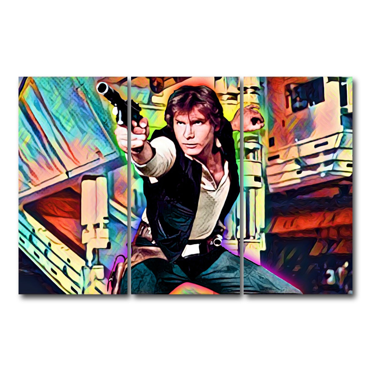 AUTO-MOCKUP WHITE | Han Solo | 3 Piece | Gallery Wrap Canvas | group=12x24