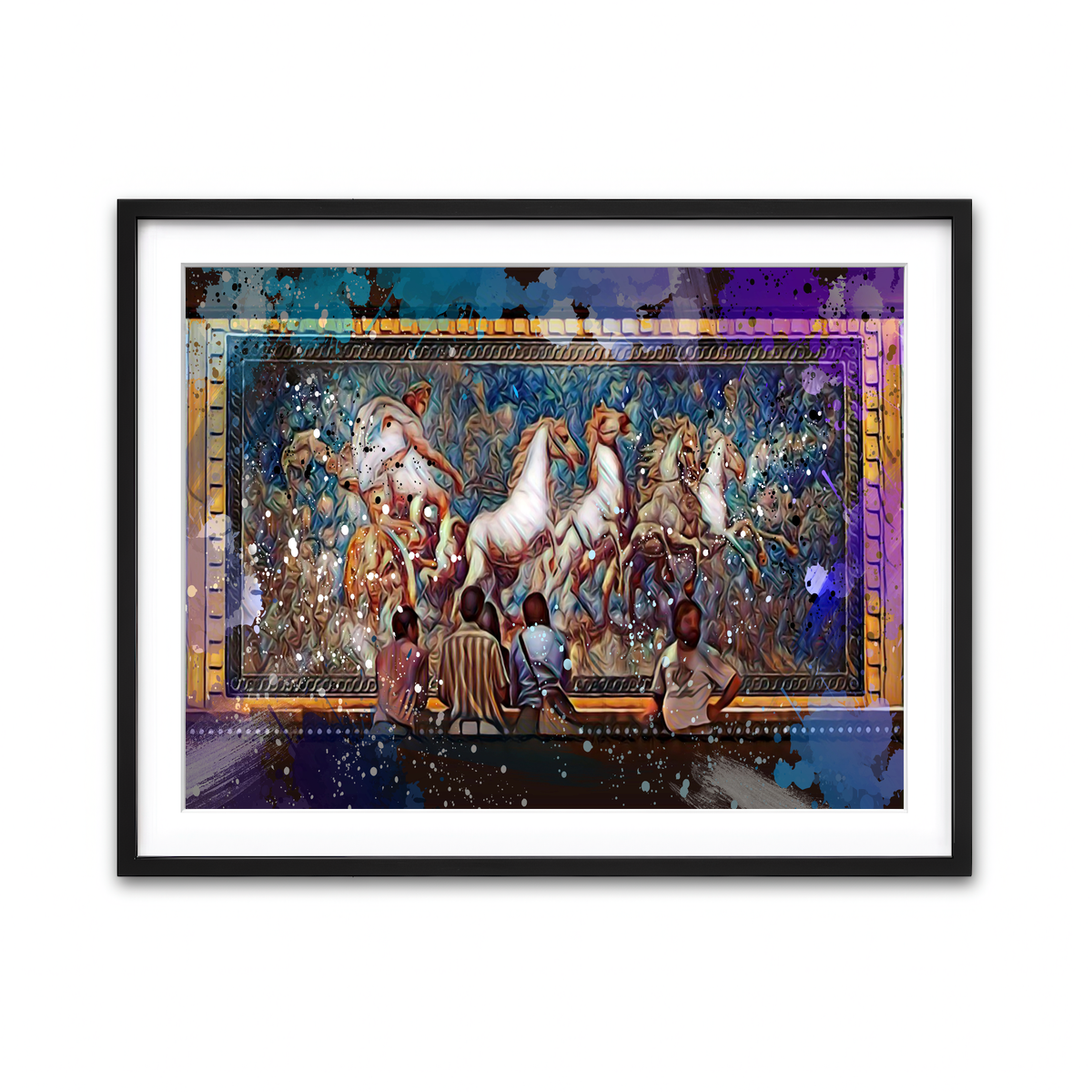 Framed Print 4x3 Black