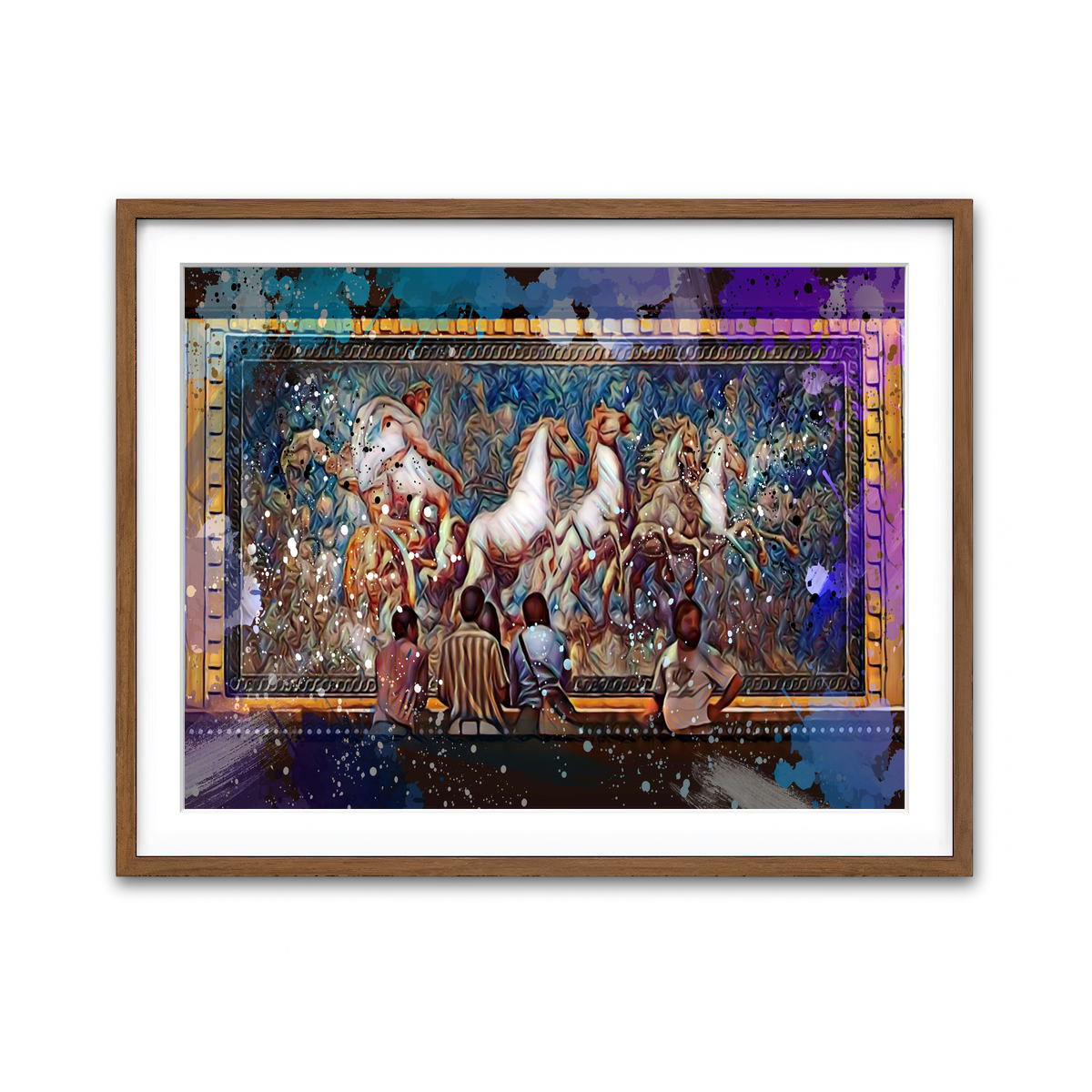 Framed Print 4x3 Walnut