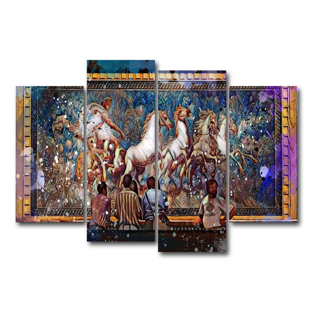 AUTO-MOCKUP WHITE | Hangover | 4 Piece | Gallery Wrap Canvas | group=4_short