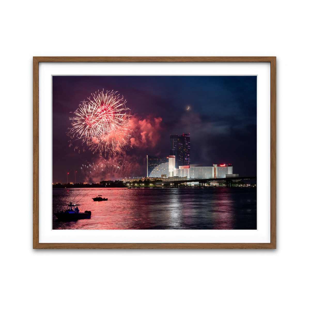 Framed Print 4x3 Walnut