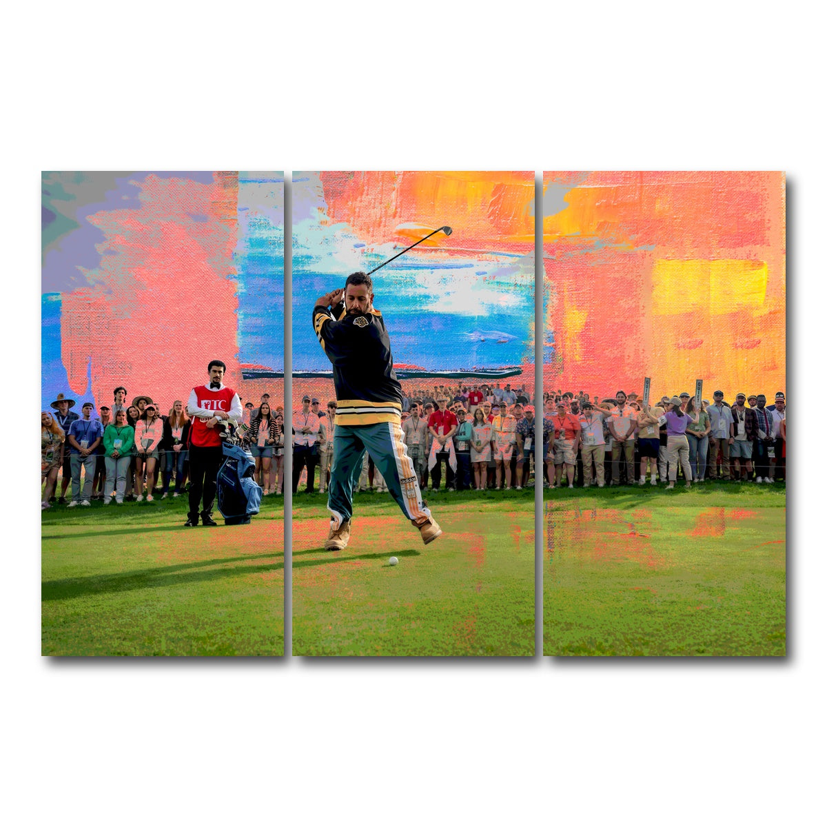 AUTO-MOCKUP WHITE | Happy Gilmore 2 | 3 Piece | Gallery Wrap Canvas | group=12x24