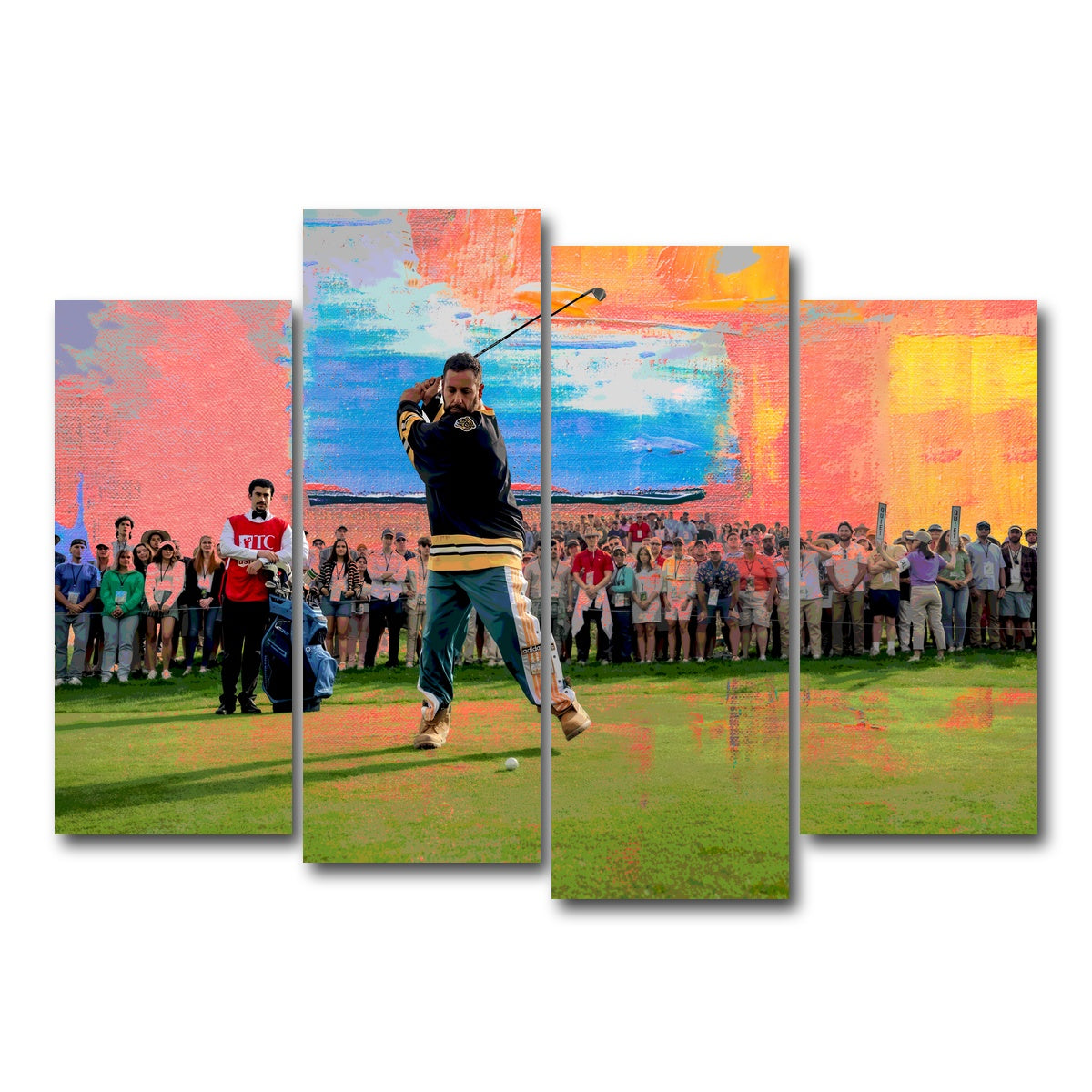 AUTO-MOCKUP WHITE | Happy Gilmore 2 | 4 Piece | Gallery Wrap Canvas | group=4_normal