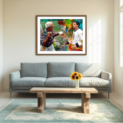 AUTO-MOCKUP ROOM | Happy Gilmore & Bob Barker Wall Art