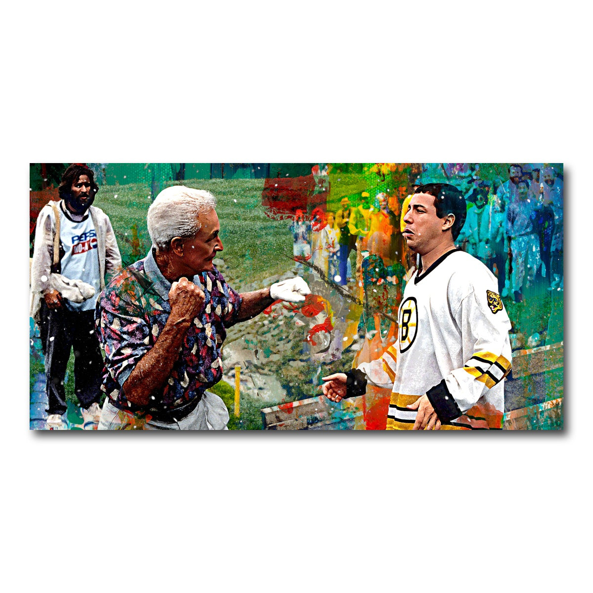 AUTO-MOCKUP WHITE | Happy Gilmore & Bob Barker | 1 Piece | Gallery Wrap Canvas | group=2x1
