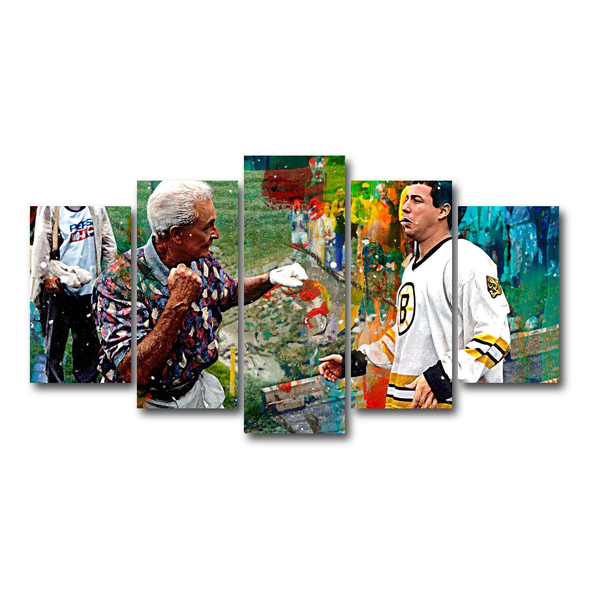 AUTO-MOCKUP WHITE | Happy Gilmore & Bob Barker | 5 Piece | Gallery Wrap Canvas | group=5_normal