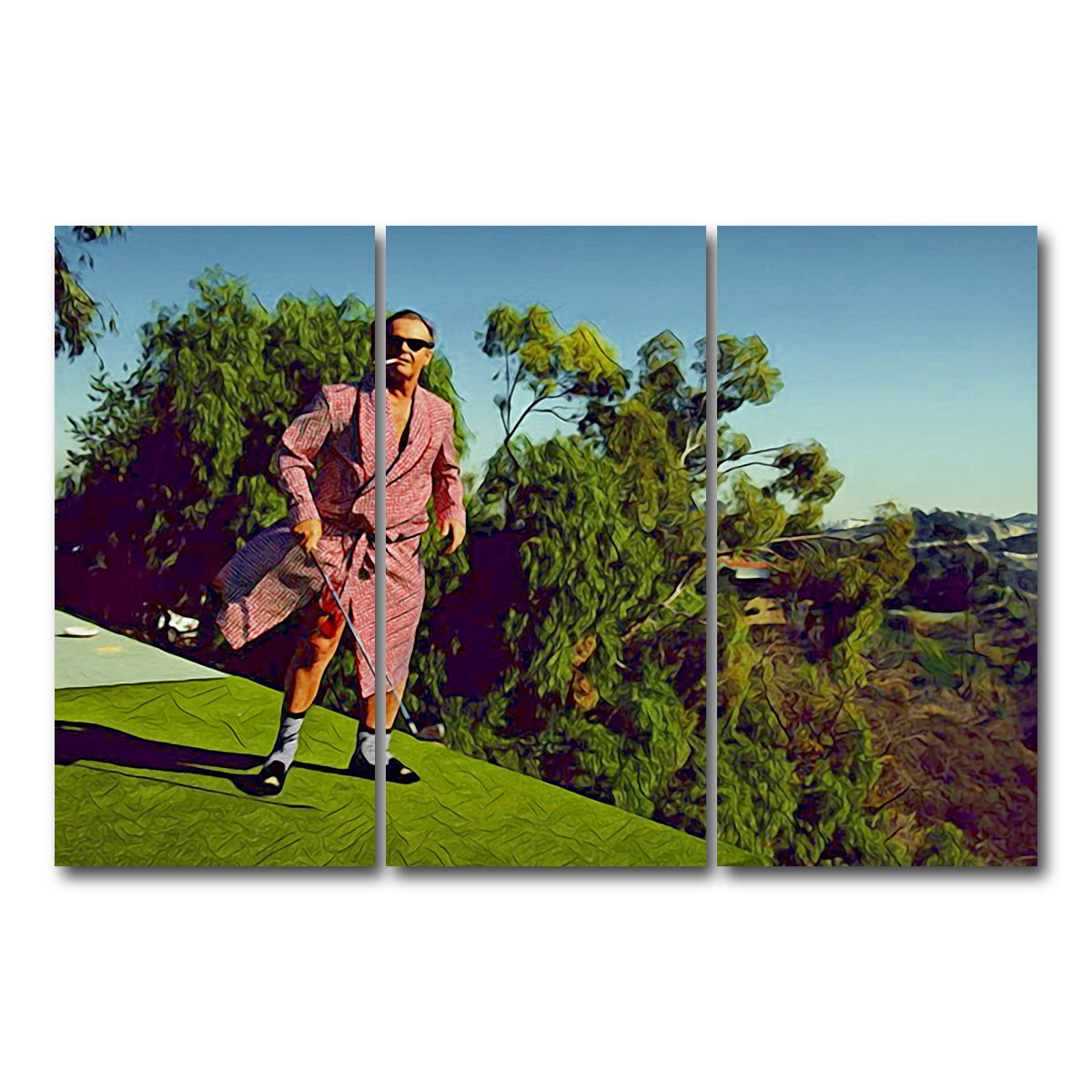 AUTO-MOCKUP WHITE | Happy Jack | 3 Piece | Gallery Wrap Canvas | group=12x24