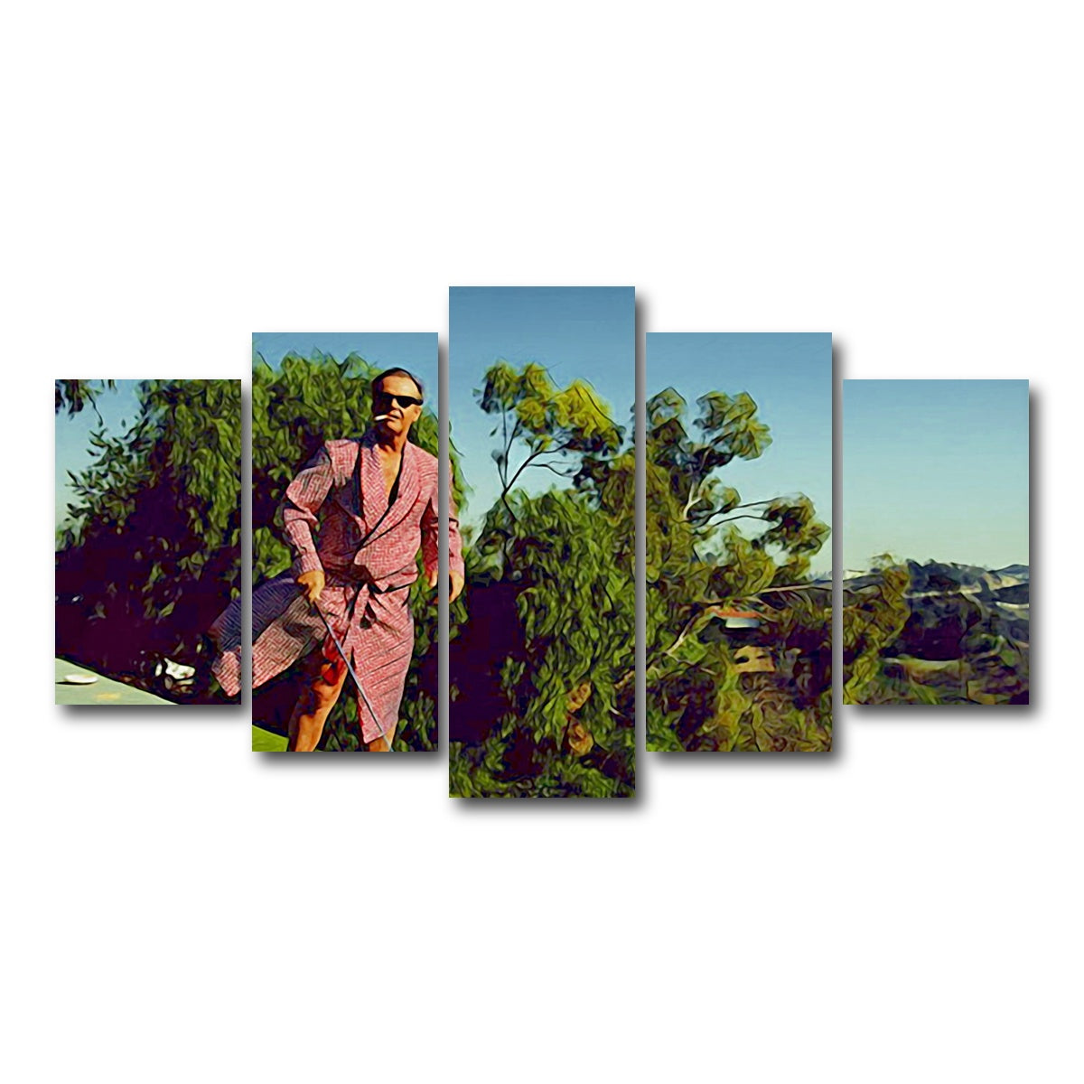 AUTO-MOCKUP WHITE | Happy Jack | 5 Piece | Gallery Wrap Canvas | group=5_normal