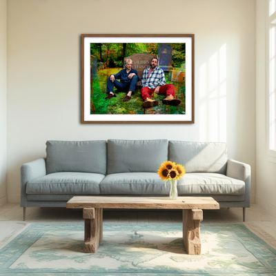 AUTO-MOCKUP ROOM | Happy & Shooter Reunion Wall Art
