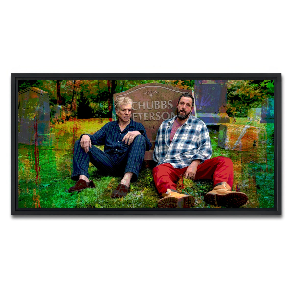 AUTO-MOCKUP WHITE | Happy & Shooter Reunion | 1 Piece | Black Framed Canvas | group=2x1