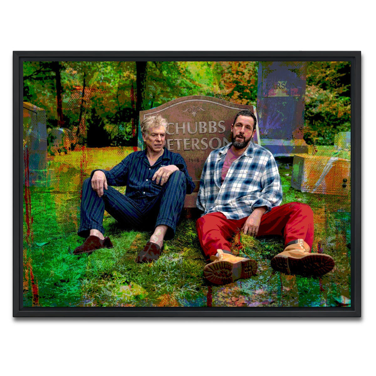 AUTO-MOCKUP WHITE | Happy & Shooter Reunion | 1 Piece | Black Framed Canvas | group=4x3