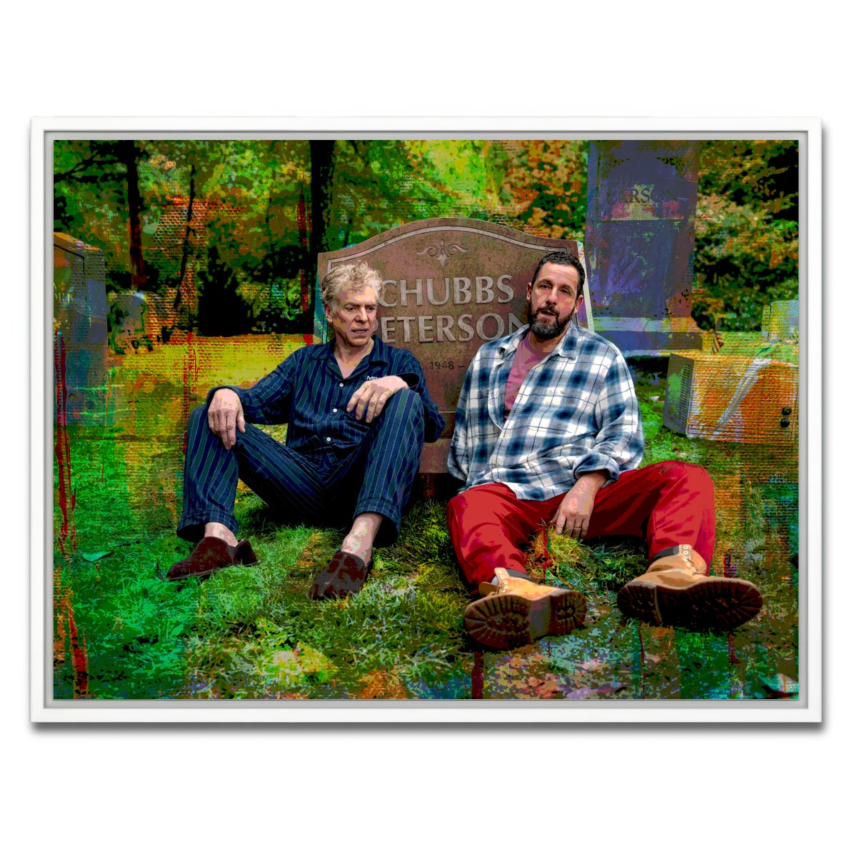 AUTO-MOCKUP WHITE | Happy & Shooter Reunion | 1 Piece | White Framed Canvas | group=4x3