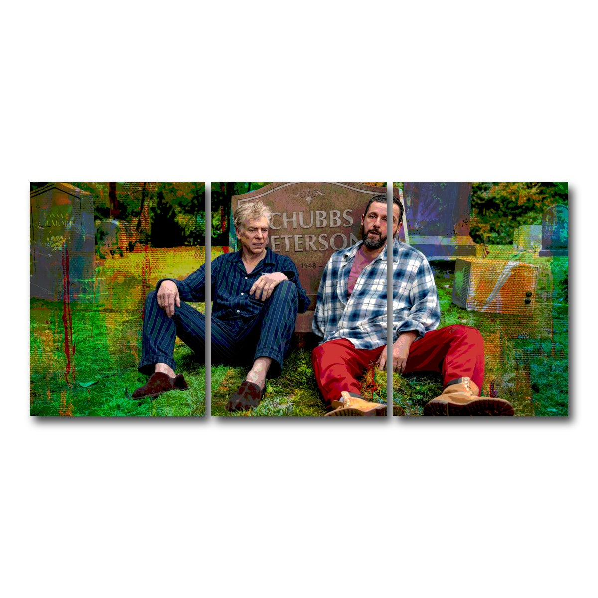 AUTO-MOCKUP WHITE | Happy & Shooter Reunion | 3 Piece | Gallery Wrap Canvas | group=18x24