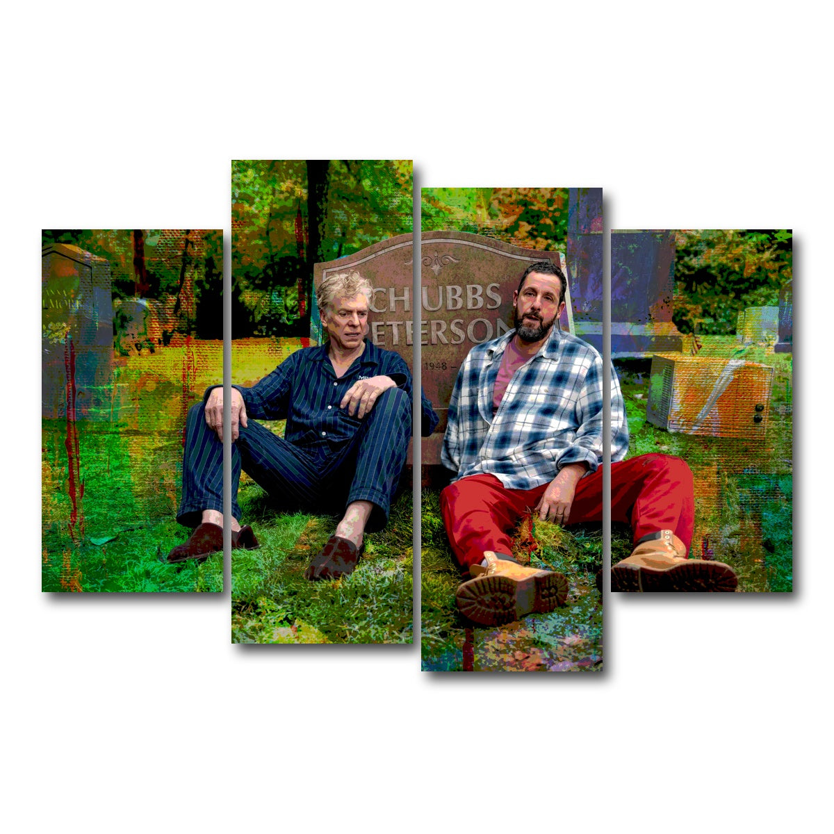 AUTO-MOCKUP WHITE | Happy & Shooter Reunion | 4 Piece | Gallery Wrap Canvas | group=4_short