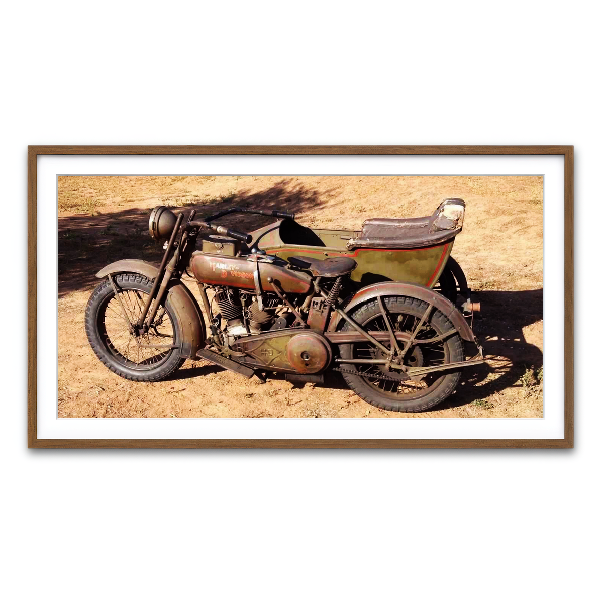 Framed Print 2x1 Walnut