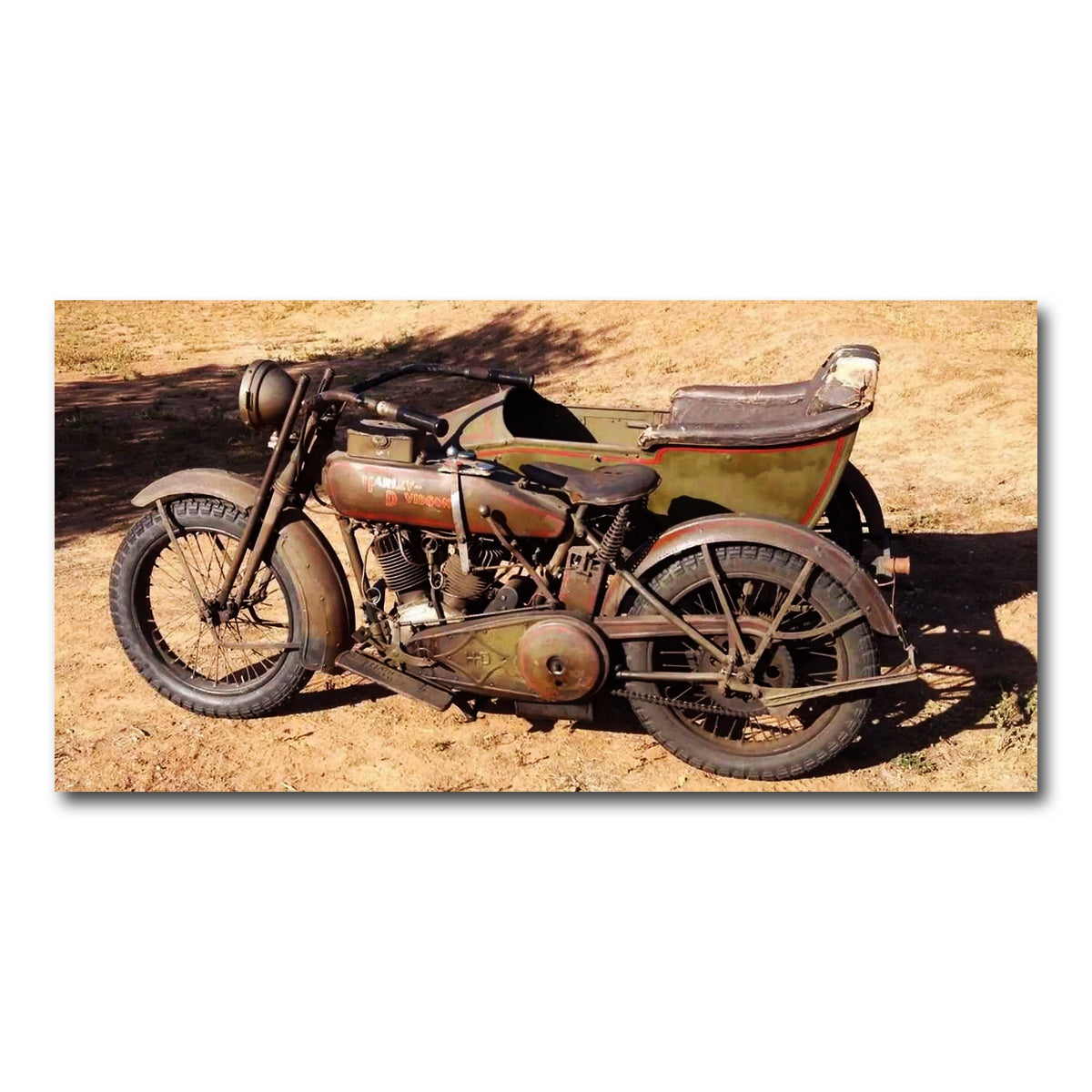 AUTO-MOCKUP WHITE | Harley Davidson 1919 | 1 Piece | Gallery Wrap Canvas | group=2x1