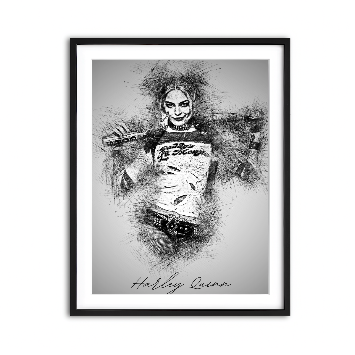 Framed Print 3x4 Black