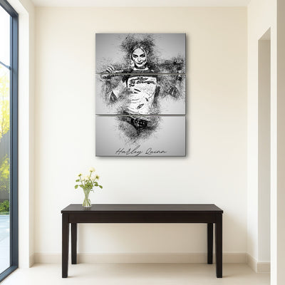 AUTO-MOCKUP ROOM | Harley Quinn Sketch