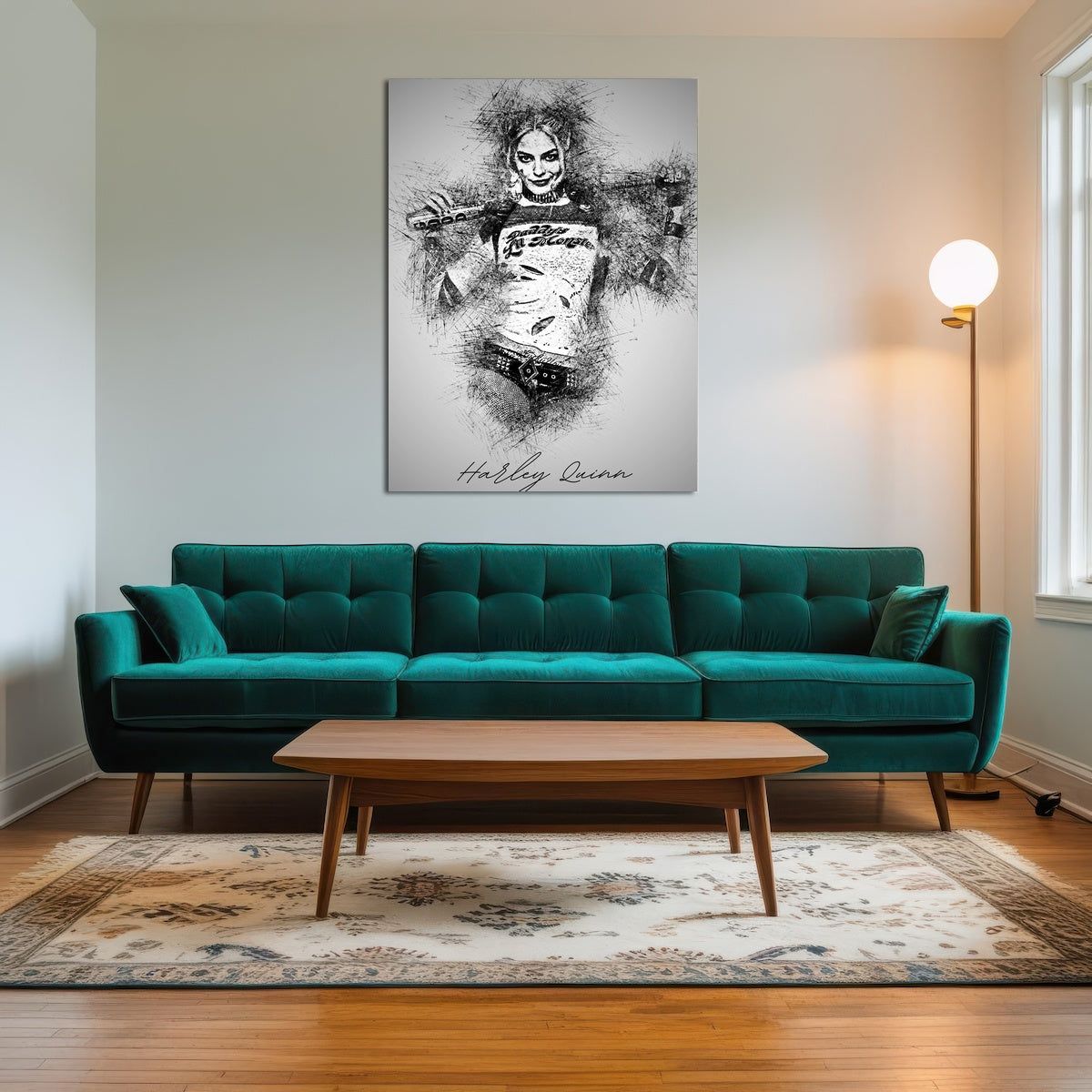 AUTO-MOCKUP ROOM | Harley Quinn Sketch