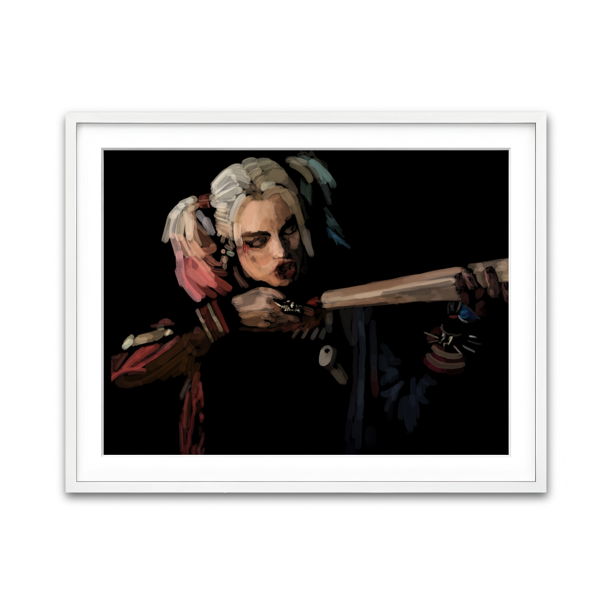 Framed Print 4x3 White