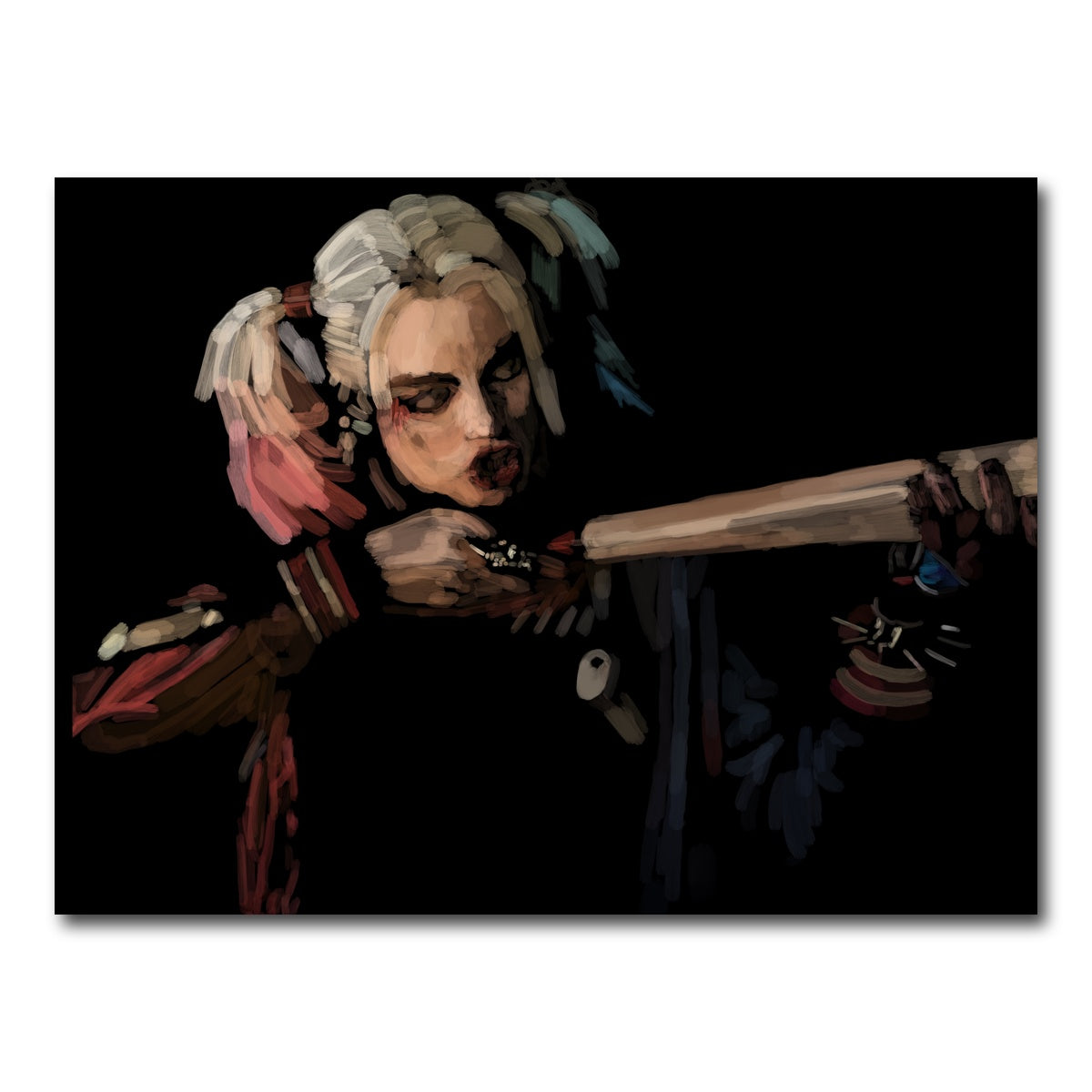 AUTO-MOCKUP WHITE | Harley Quinn | 1 Piece | Gallery Wrap Canvas | group=4x3