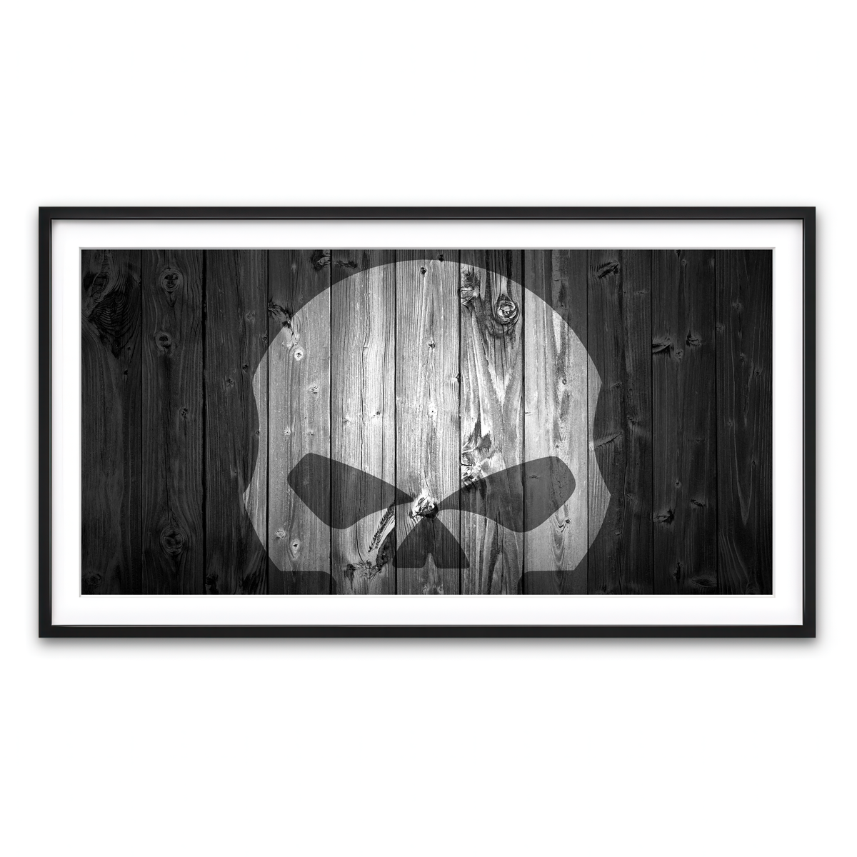 Framed Print 2x1 Black