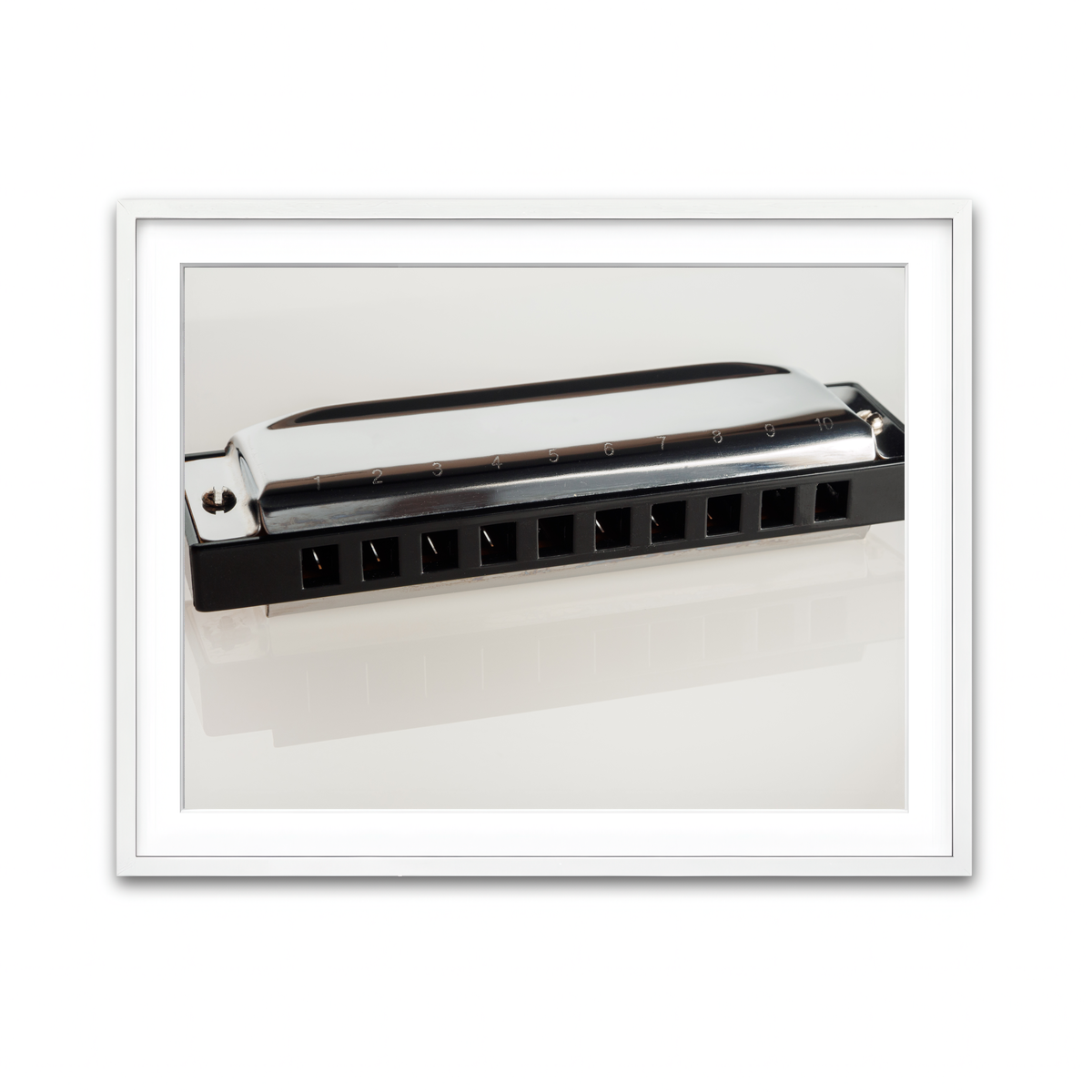 Framed Print 4x3 White