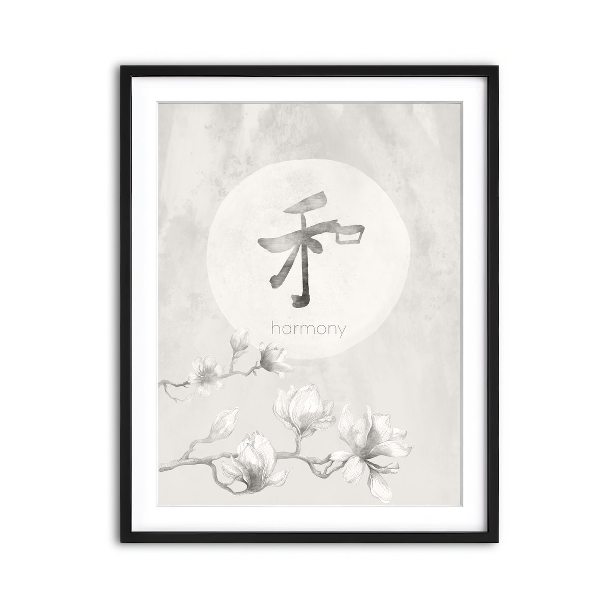 Framed Print 3x4 Black