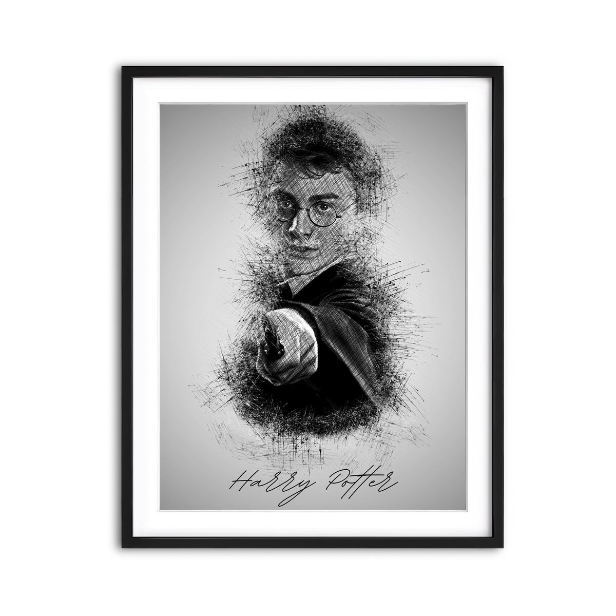 Framed Print 3x4 Black