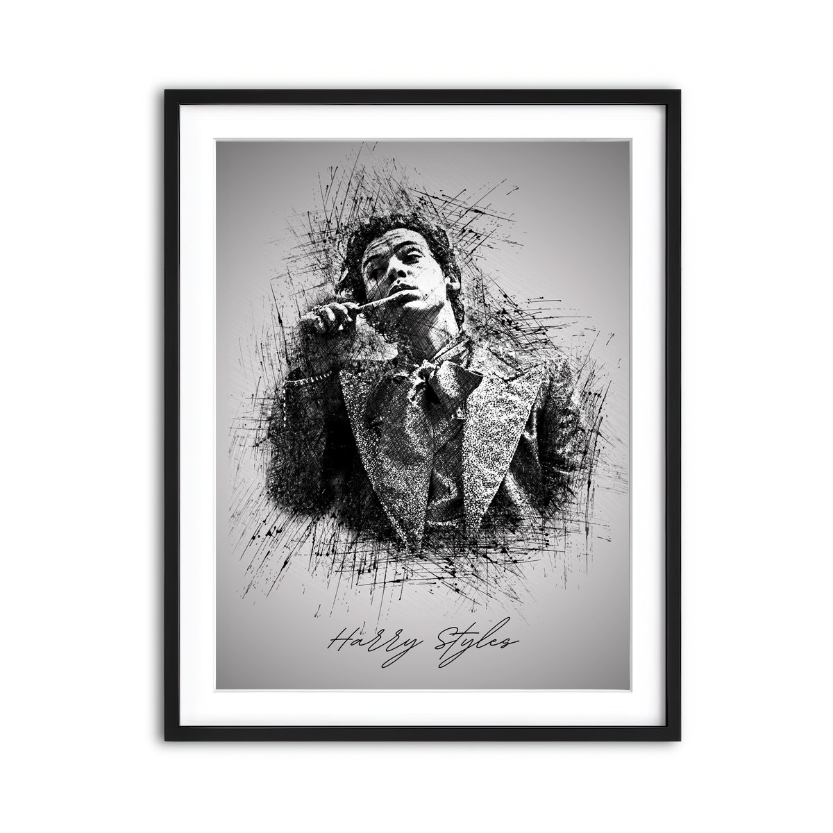 Framed Print 3x4 Black