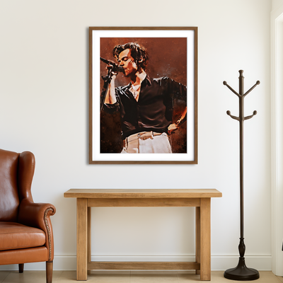 AUTO-MOCKUP ROOM | Harry Styles Painting Wall Art
