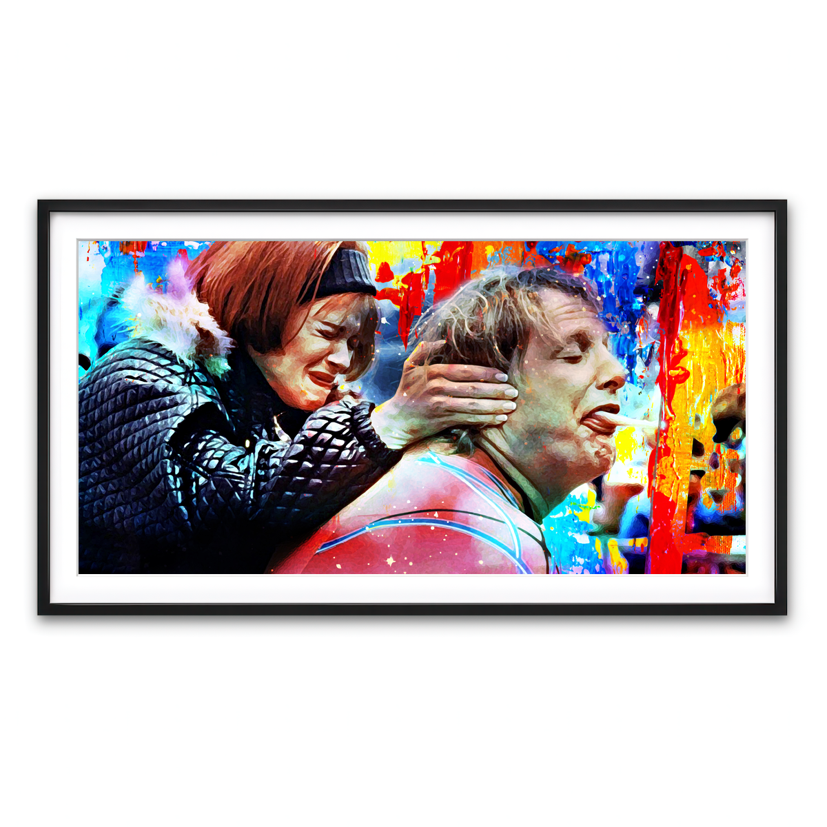 Framed Print 2x1 Black